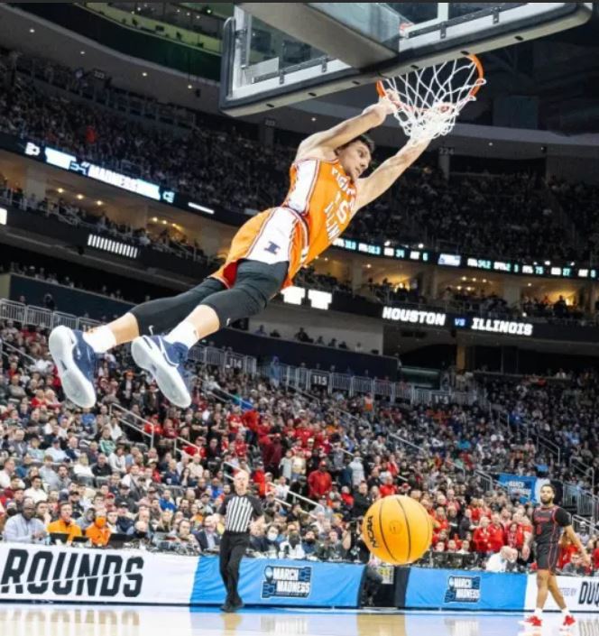 Illinois RJ Melendez Dunk