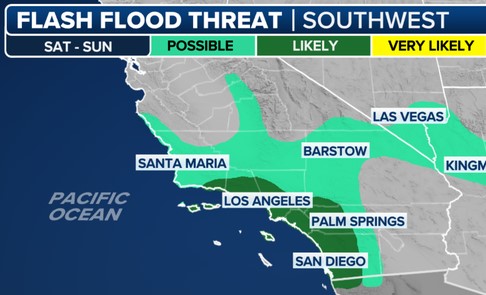 Los Angeles faces weekend flooding