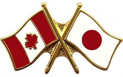 Japan - Canada Flags