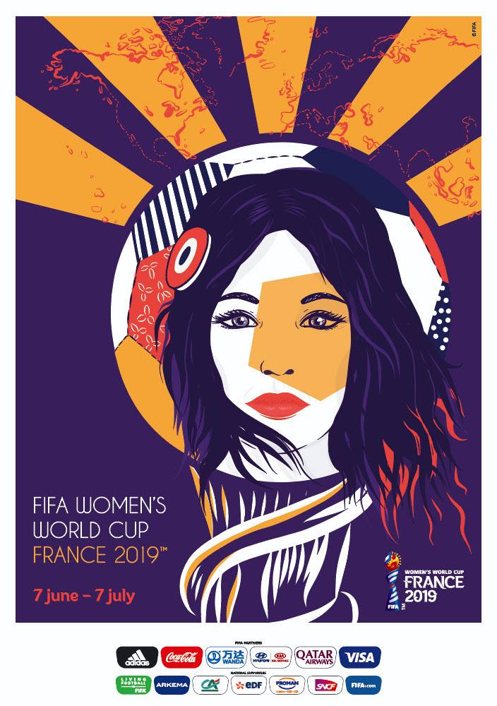 2019 Women's World Cup Poster