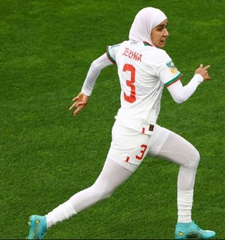 MAR's Benzina Wears Hijab