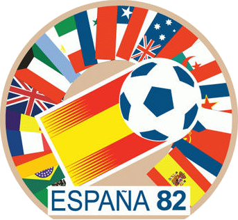 World Cup Logo 1982 with Flags